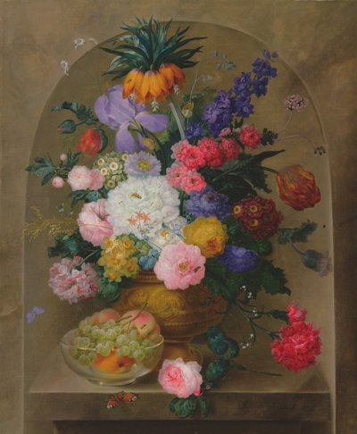 Still Life of Fruit and Flowers, 1807 by Johann Baptist Drechsler